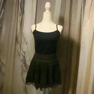 Mini Black Skirt